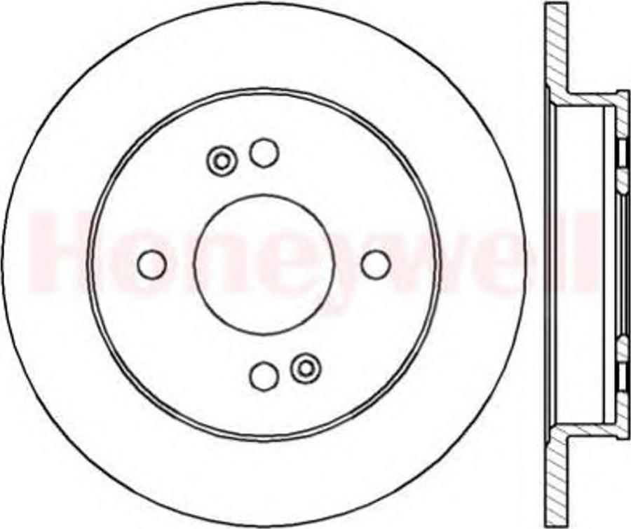 BENDIX 562429B - Disque de frein cwaw.fr