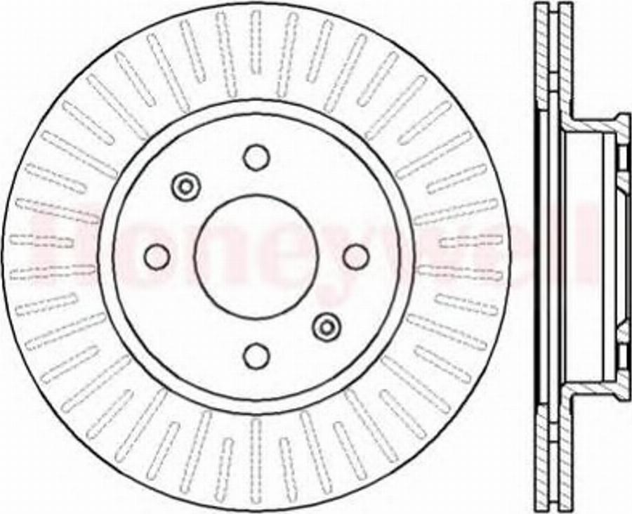 BENDIX 562427B - Disque de frein cwaw.fr