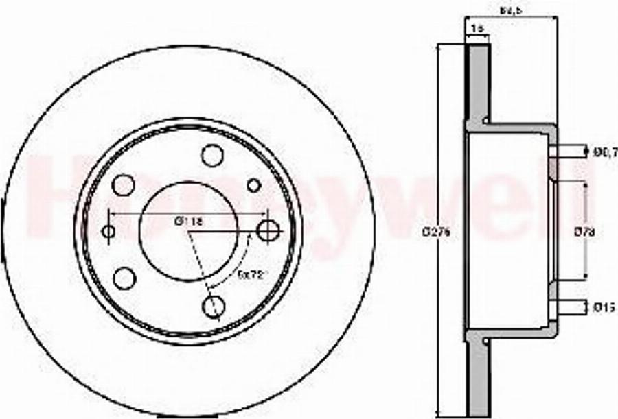 BENDIX 562479B - Disque de frein cwaw.fr