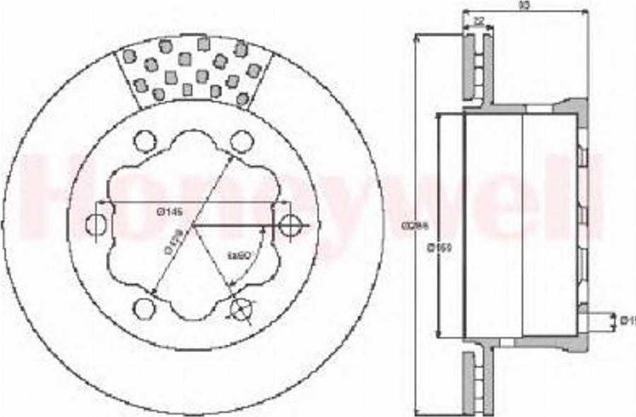 BENDIX 562475B - Disque de frein cwaw.fr