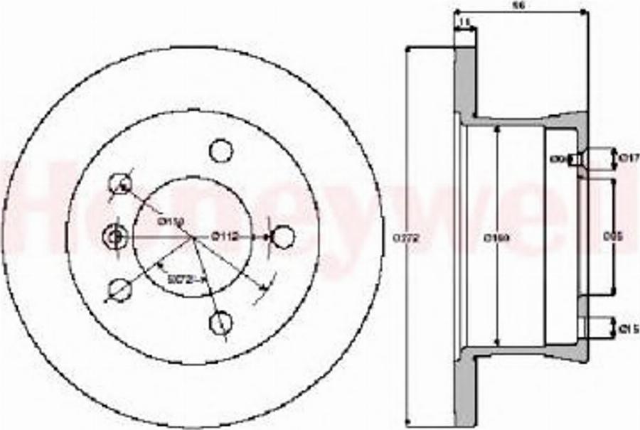 BENDIX 562471 B - Disque de frein cwaw.fr