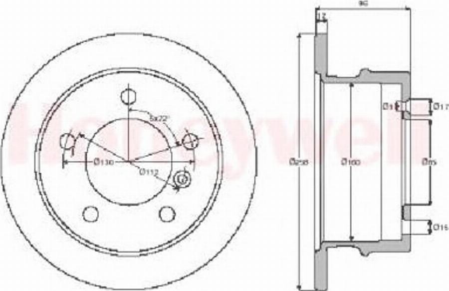 BENDIX 562473B - Disque de frein cwaw.fr