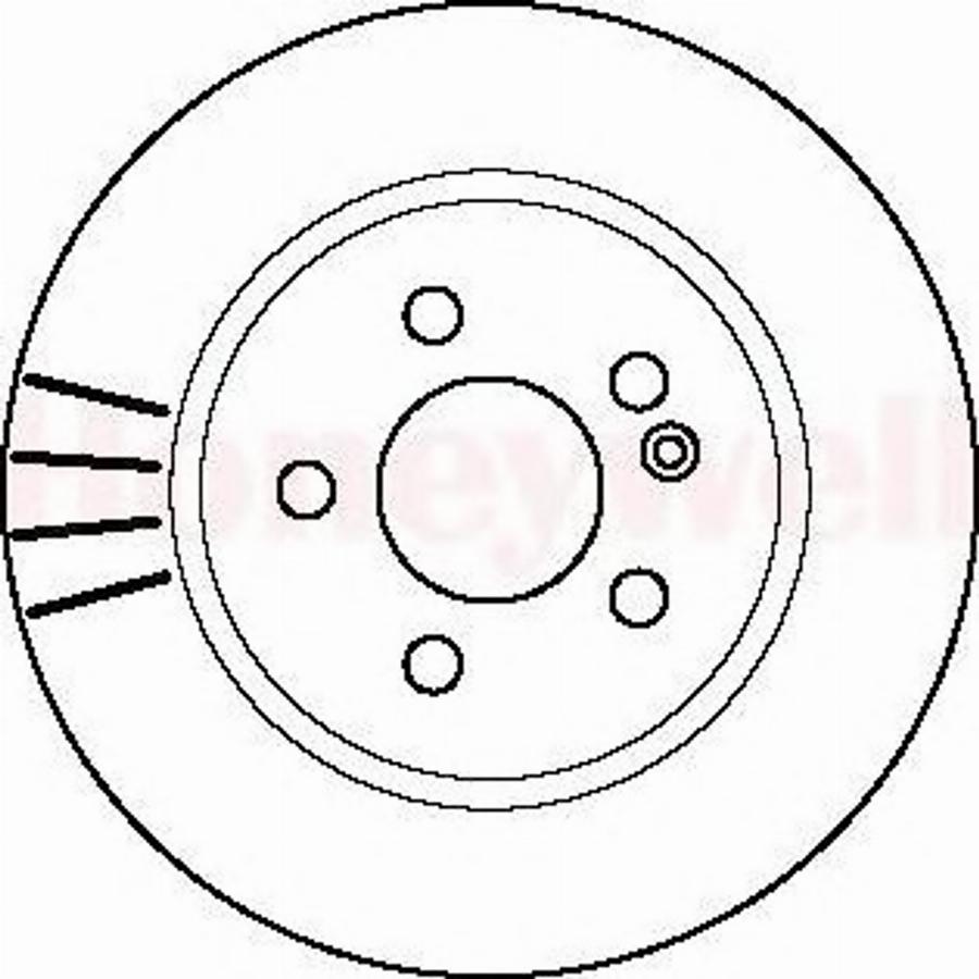 BENDIX 562099 B - Disque de frein cwaw.fr