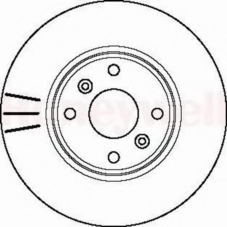 BENDIX 562103 B - Disque de frein cwaw.fr