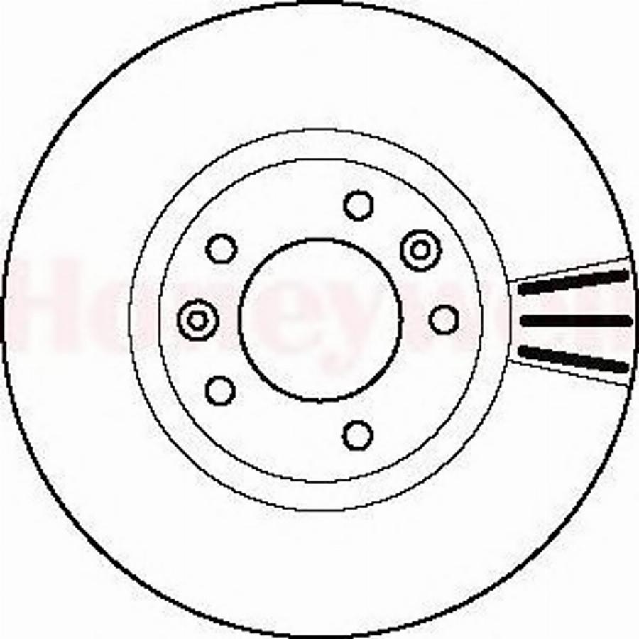 BENDIX 562126 B - Disque de frein cwaw.fr