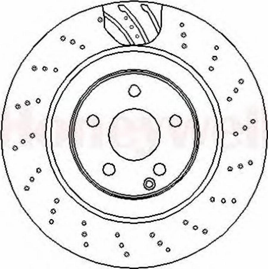 BENDIX 562345B - Disque de frein cwaw.fr