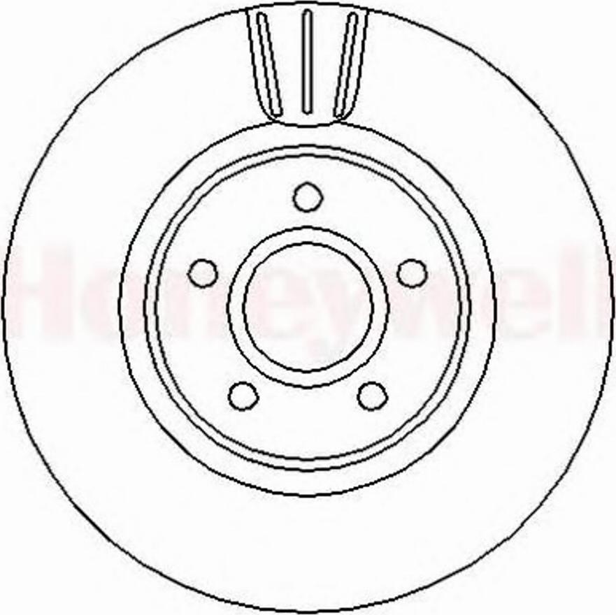 BENDIX 562363B - Disque de frein cwaw.fr