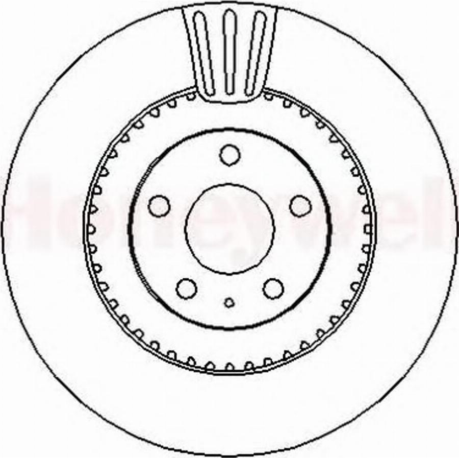 BENDIX 562389B - Disque de frein cwaw.fr