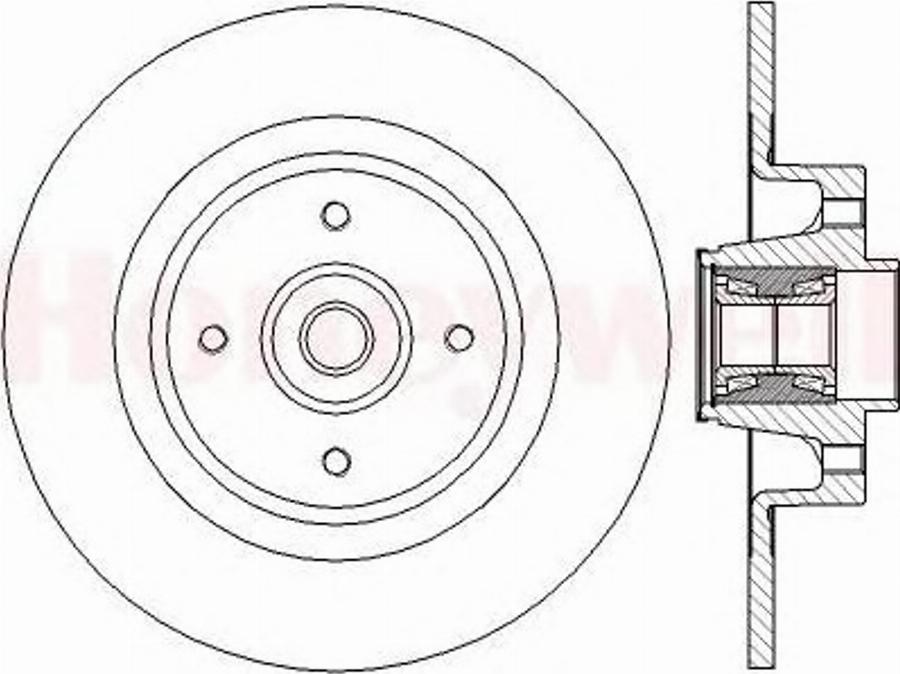 BENDIX 562379B - Disque de frein cwaw.fr