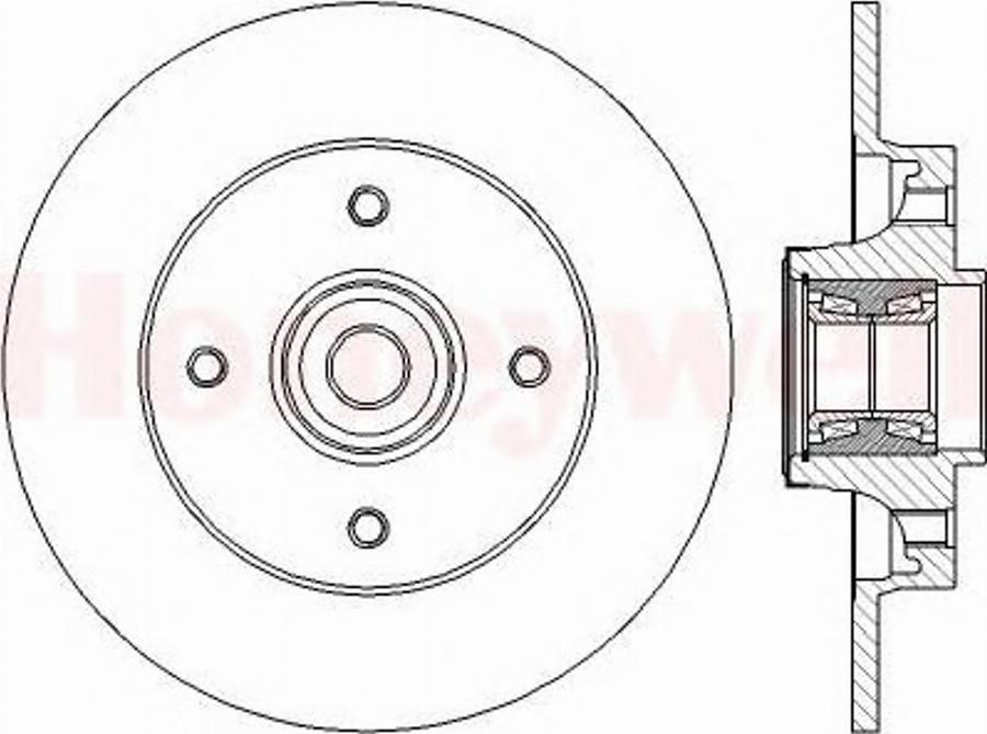 BENDIX 562374B - Disque de frein cwaw.fr