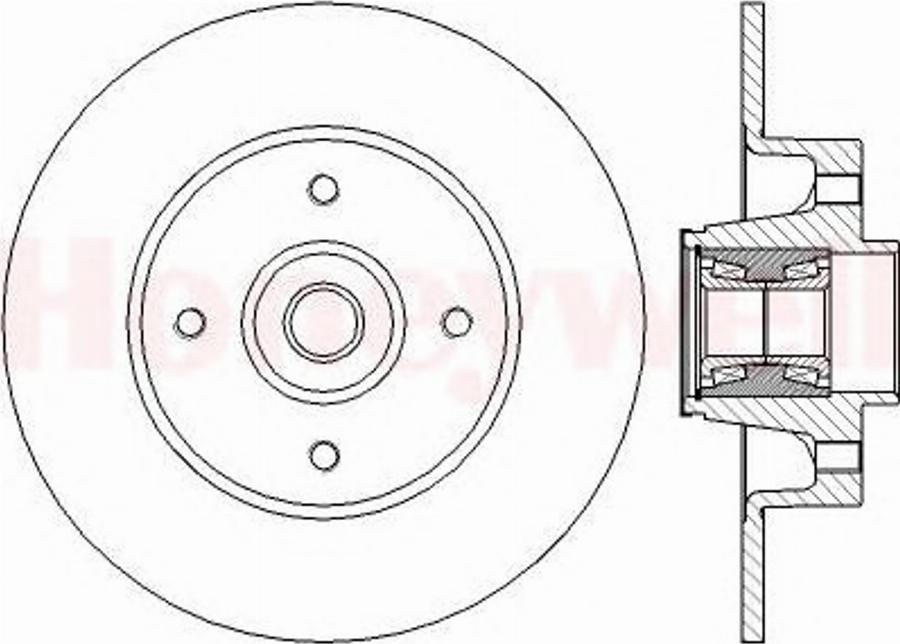 BENDIX 562376B - Disque de frein cwaw.fr