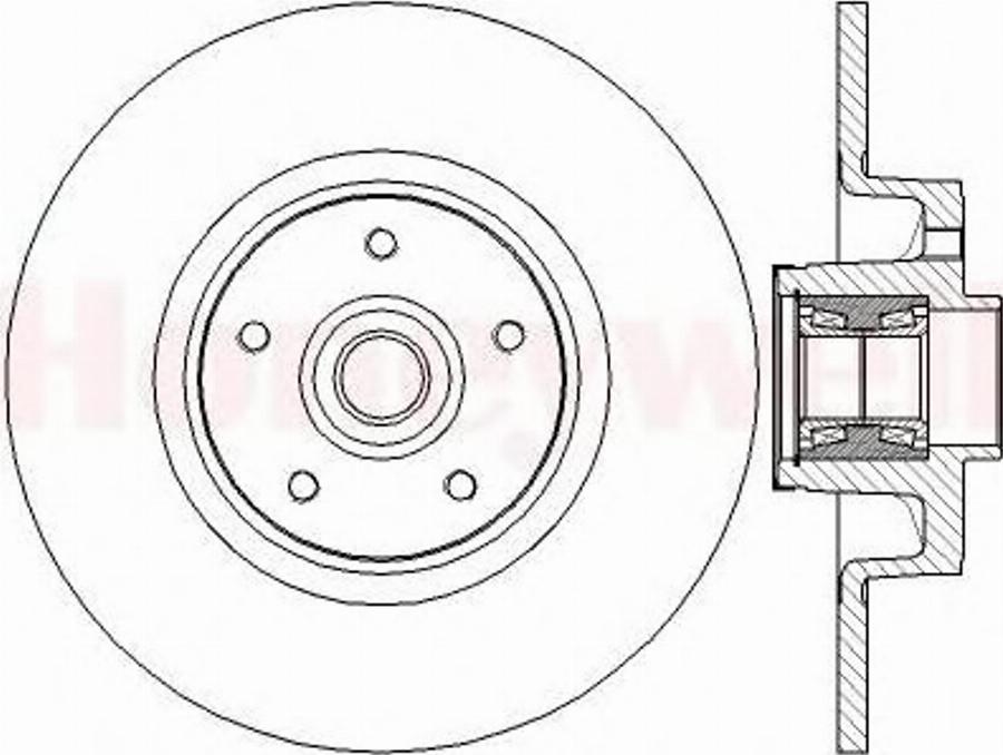 BENDIX 562378B - Disque de frein cwaw.fr