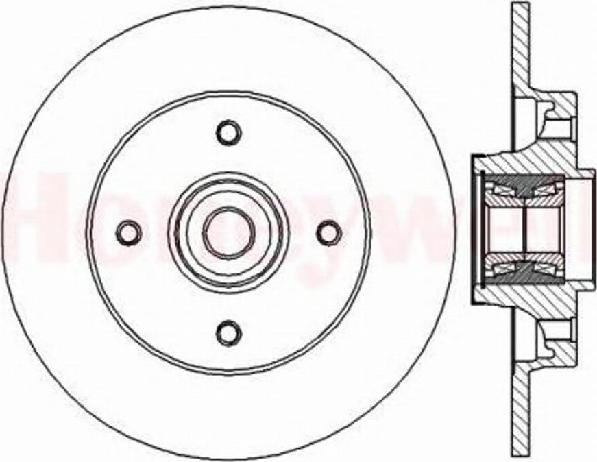 BENDIX 562373B - Disque de frein cwaw.fr