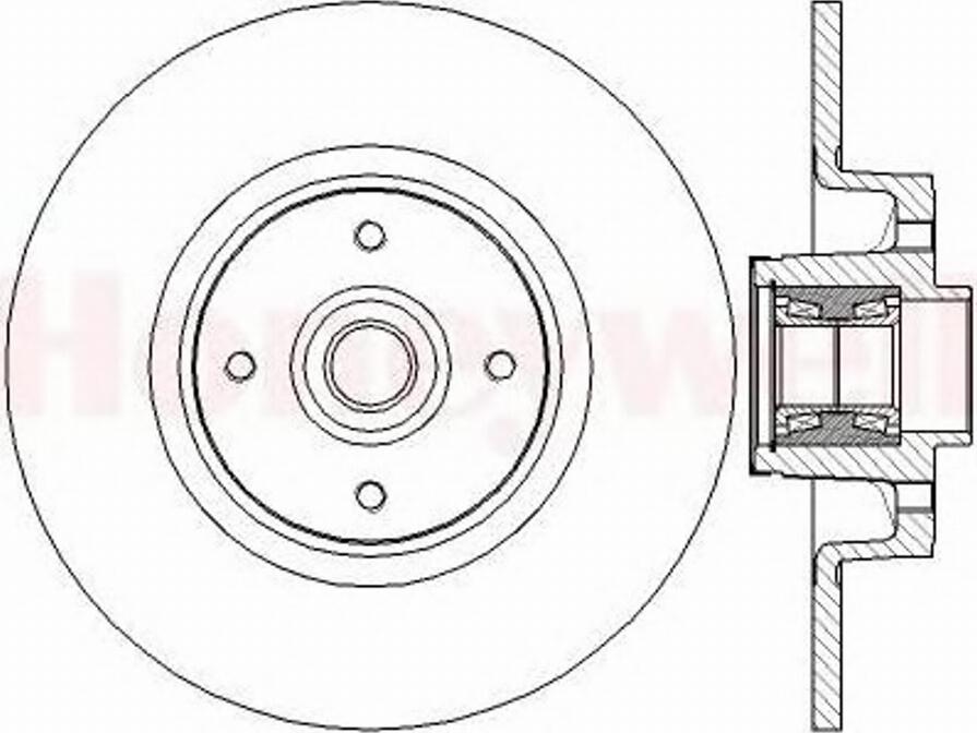 BENDIX 562377B - Disque de frein cwaw.fr