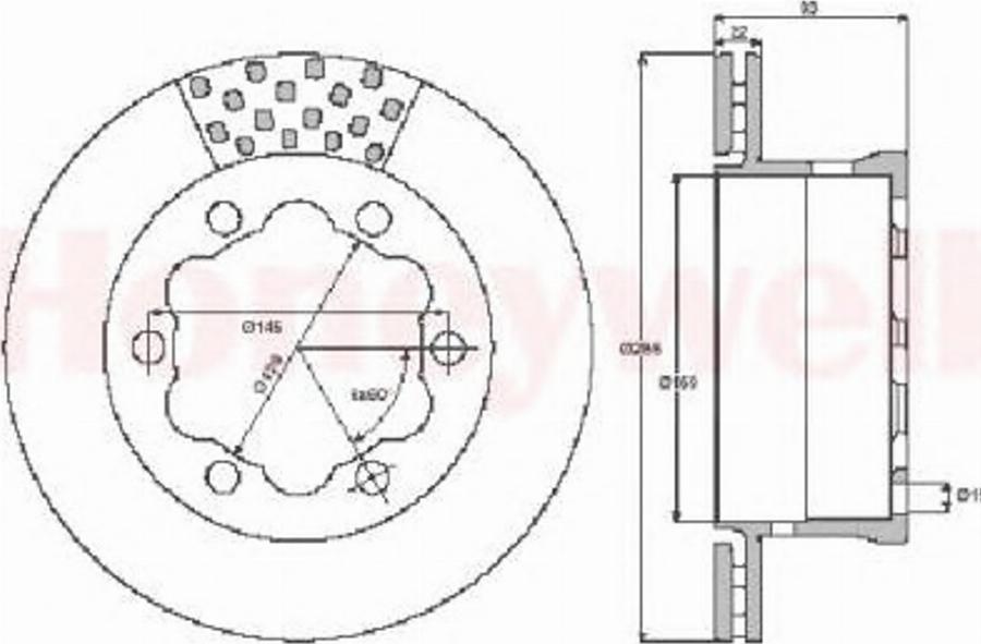 BENDIX 567810 B - Disque de frein cwaw.fr