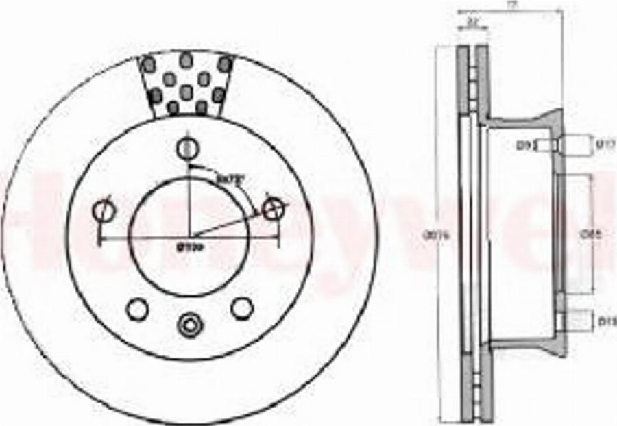 BENDIX 567760 B - Disque de frein cwaw.fr