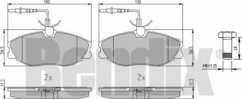 BENDIX 510292 - Kit de plaquettes de frein, frein à disque cwaw.fr