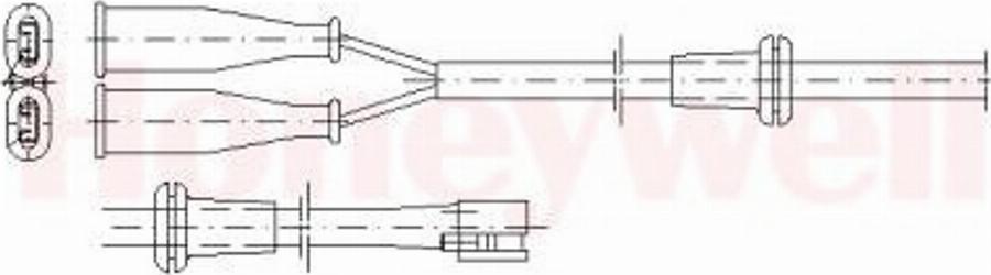 BENDIX 581317 - Contact d'avertissement, usure des plaquettes de frein cwaw.fr