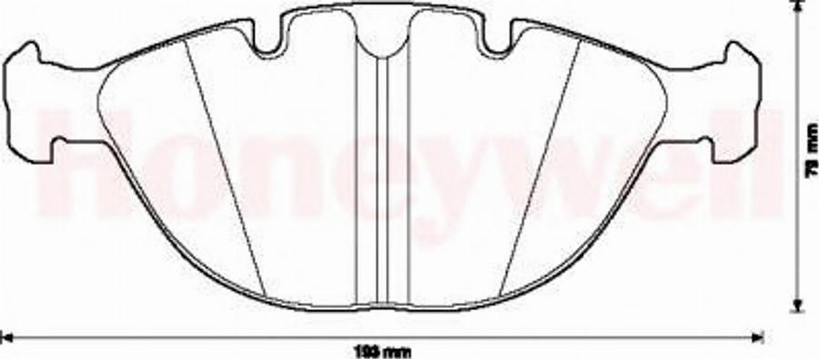 BENDIX 571993B - Kit de plaquettes de frein, frein à disque cwaw.fr