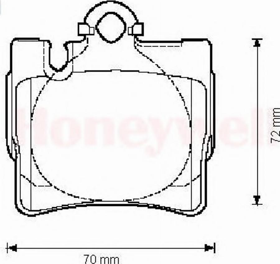 BENDIX 571962 B - Kit de plaquettes de frein, frein à disque cwaw.fr