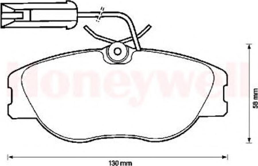 BENDIX 571905B - Kit de plaquettes de frein, frein à disque cwaw.fr