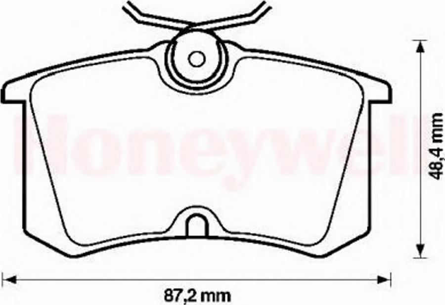 BENDIX 571906B - Kit de plaquettes de frein, frein à disque cwaw.fr