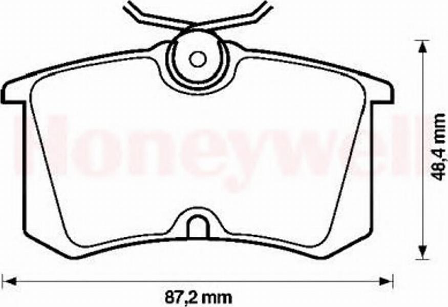 BENDIX 571906X - Kit de plaquettes de frein, frein à disque cwaw.fr