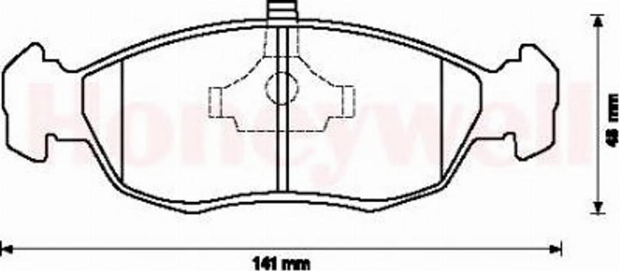 BENDIX 571902B - Kit de plaquettes de frein, frein à disque cwaw.fr