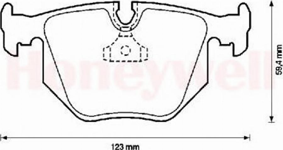 BENDIX 571918B - Kit de plaquettes de frein, frein à disque cwaw.fr