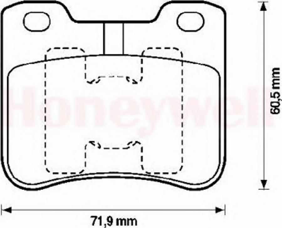 BENDIX 571912B - Kit de plaquettes de frein, frein à disque cwaw.fr