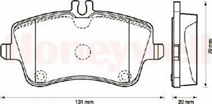 BENDIX 571986B - Kit de plaquettes de frein, frein à disque cwaw.fr