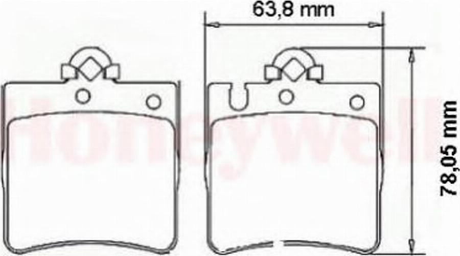 BENDIX 571988 B - Kit de plaquettes de frein, frein à disque cwaw.fr