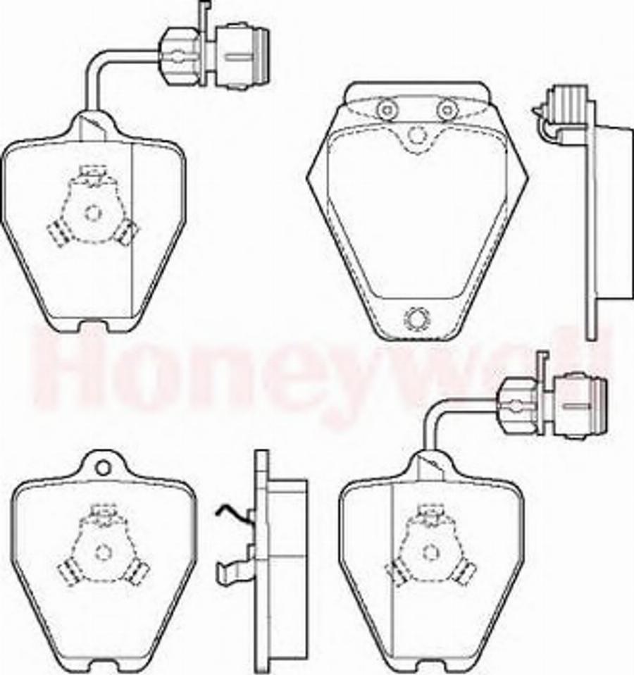 BENDIX 571983B - Kit de plaquettes de frein, frein à disque cwaw.fr