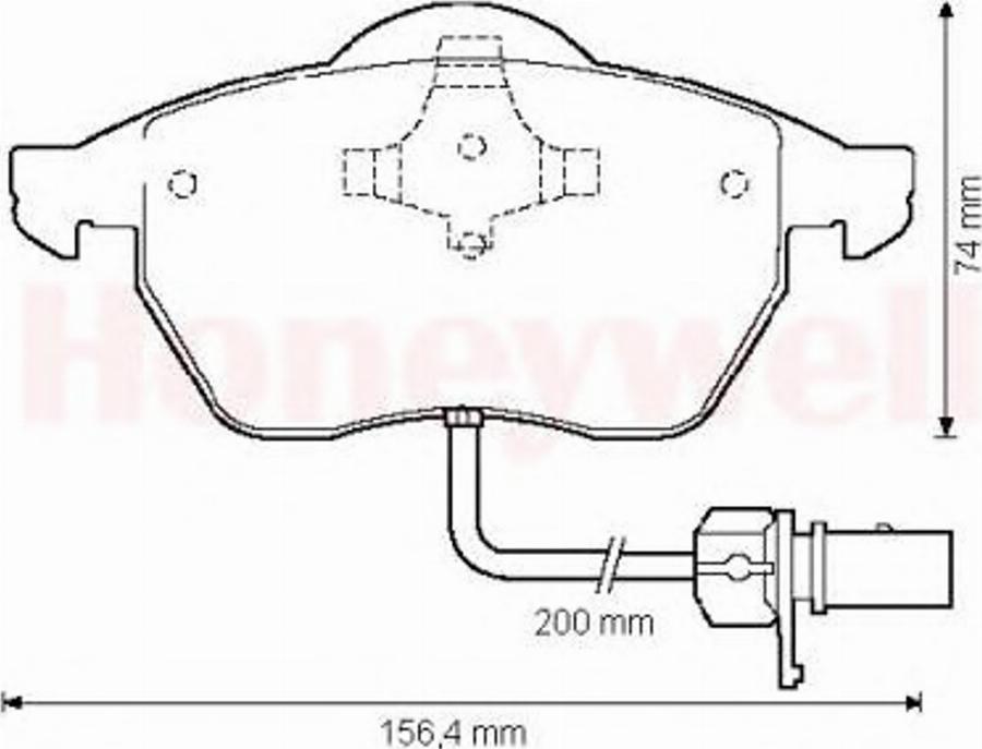 BENDIX 571982X - Kit de plaquettes de frein, frein à disque cwaw.fr