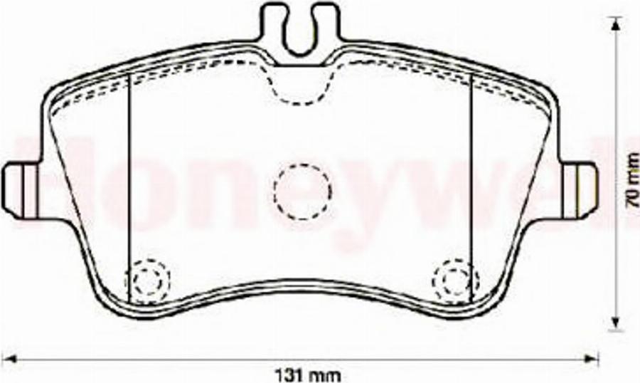 BENDIX 571987B - Kit de plaquettes de frein, frein à disque cwaw.fr