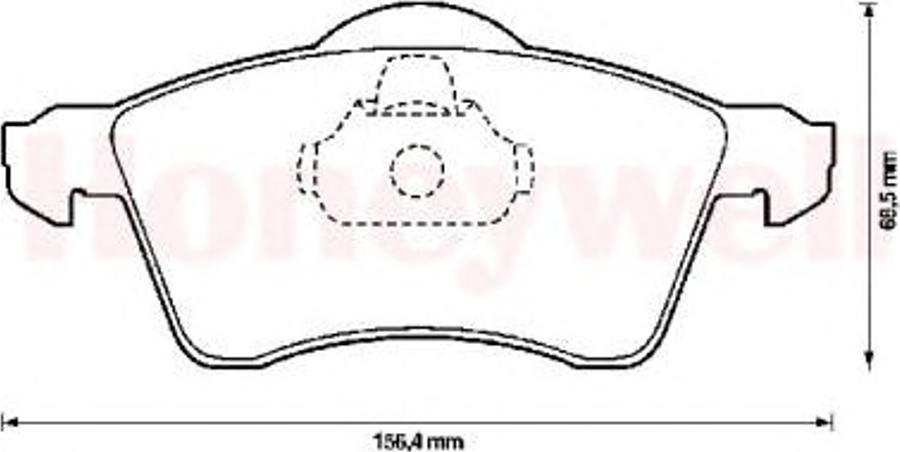 BENDIX 571934B - Kit de plaquettes de frein, frein à disque cwaw.fr