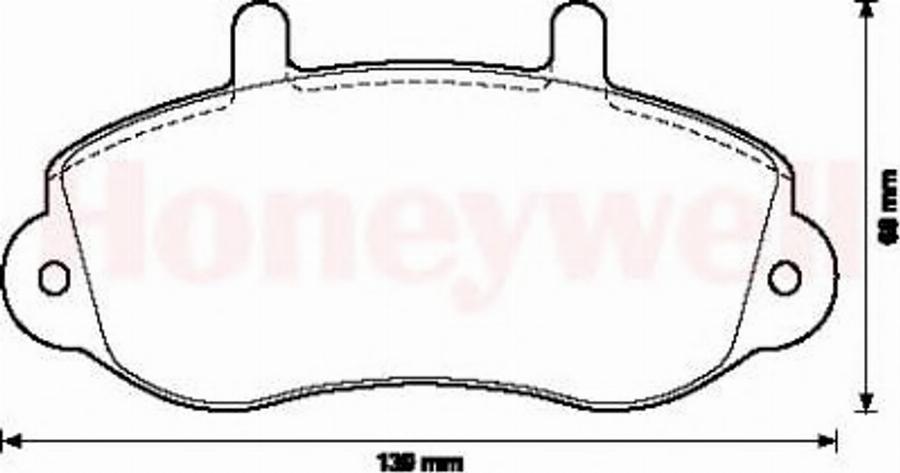 BENDIX 571932B - Kit de plaquettes de frein, frein à disque cwaw.fr