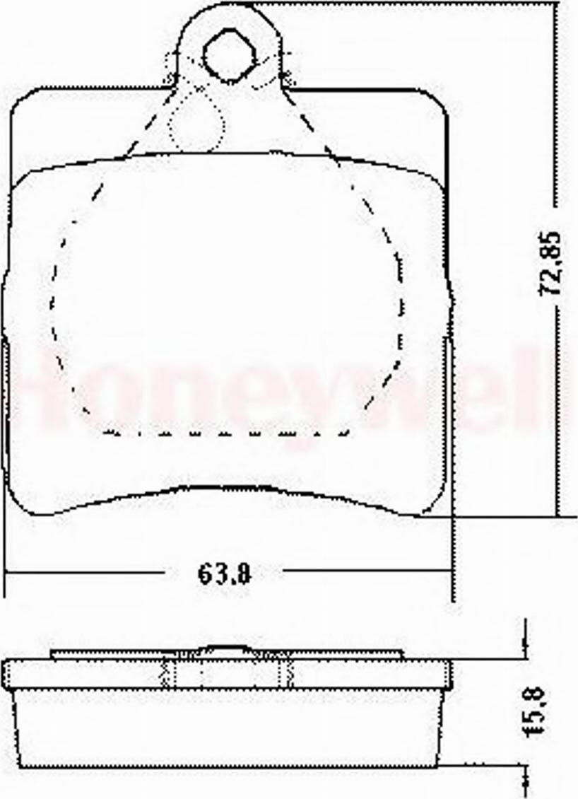 BENDIX 571925B - Kit de plaquettes de frein, frein à disque cwaw.fr