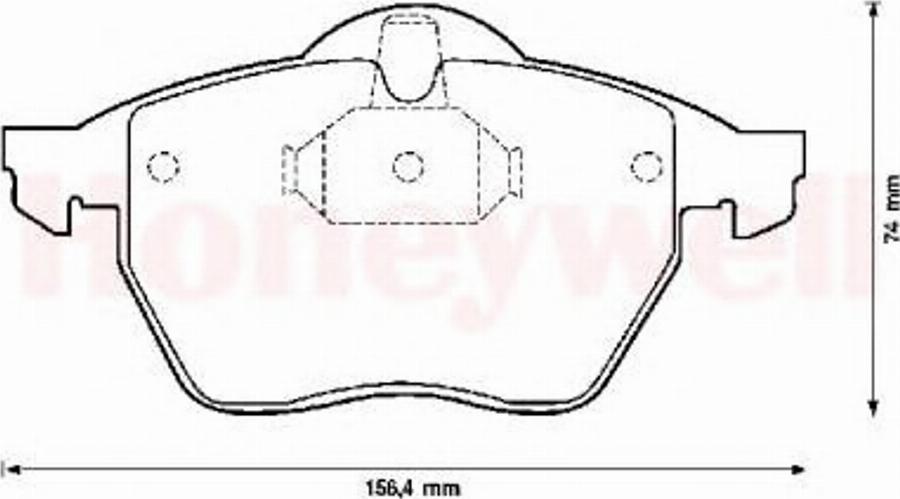 BENDIX 571920B - Kit de plaquettes de frein, frein à disque cwaw.fr