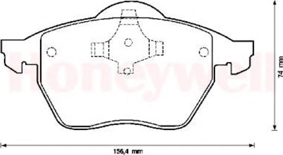 BENDIX 571921B - Kit de plaquettes de frein, frein à disque cwaw.fr