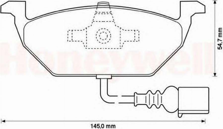 BENDIX 571971X - Kit de plaquettes de frein, frein à disque cwaw.fr