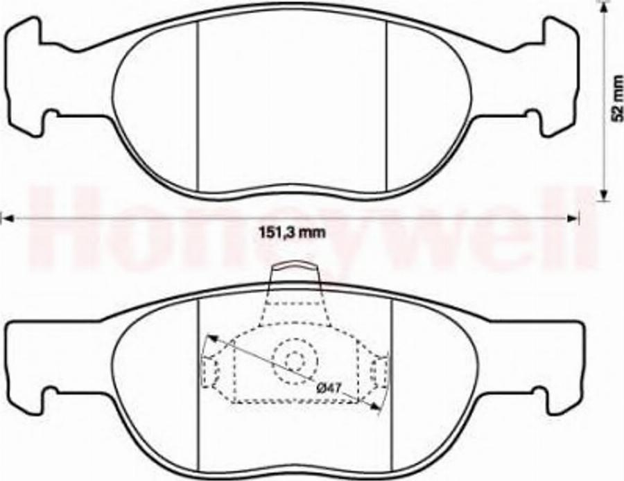 BENDIX 571972B - Kit de plaquettes de frein, frein à disque cwaw.fr