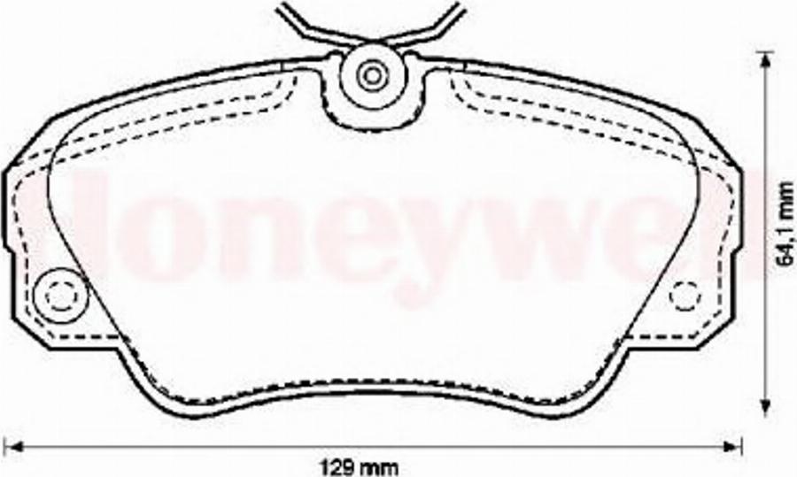 BENDIX 571493B - Kit de plaquettes de frein, frein à disque cwaw.fr