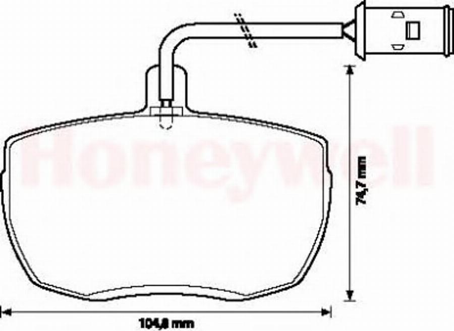 BENDIX 571442B - Kit de plaquettes de frein, frein à disque cwaw.fr