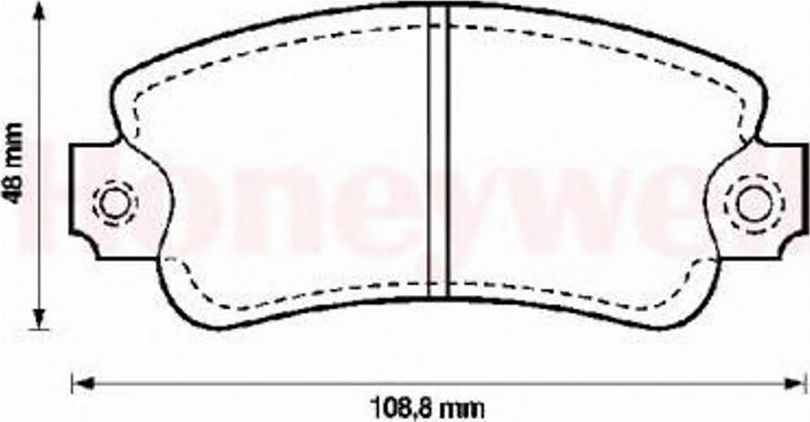 BENDIX 571464X - Kit de plaquettes de frein, frein à disque cwaw.fr