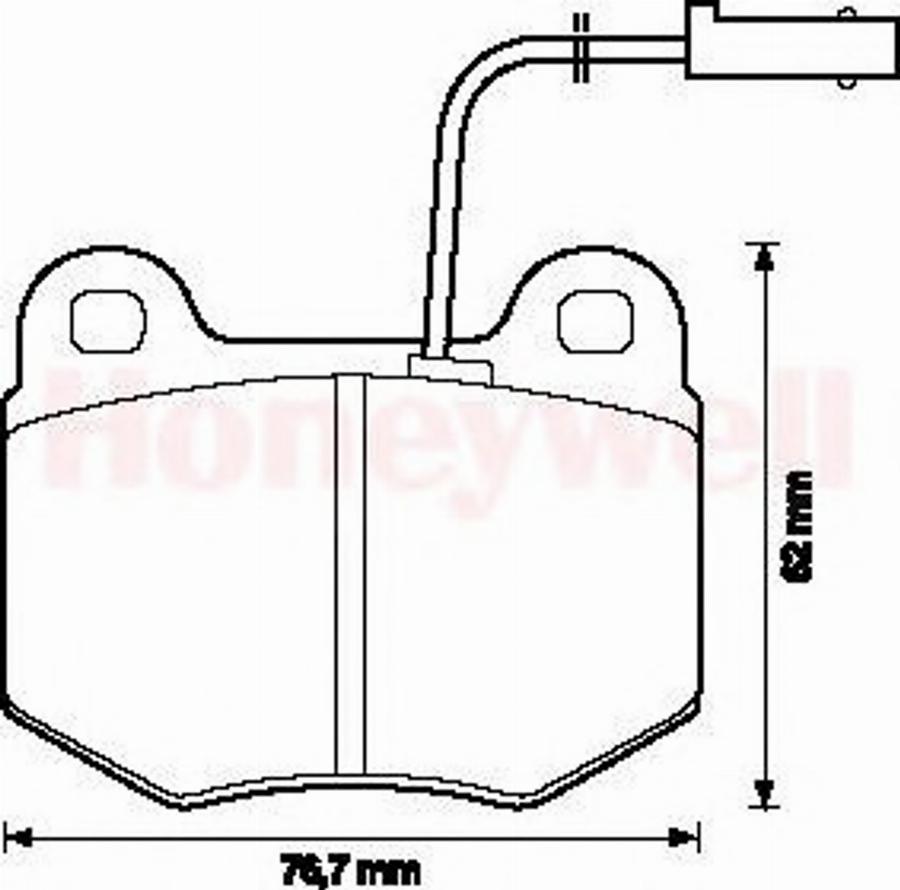 BENDIX 571466B - Kit de plaquettes de frein, frein à disque cwaw.fr