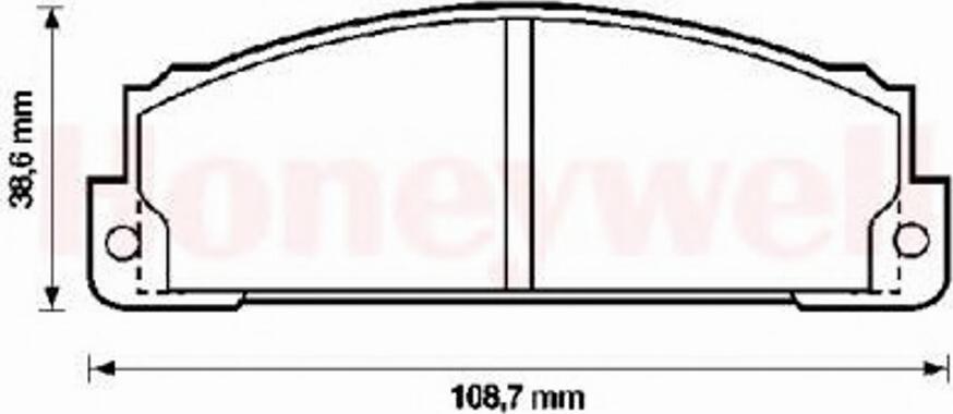 BENDIX 571463B - Kit de plaquettes de frein, frein à disque cwaw.fr