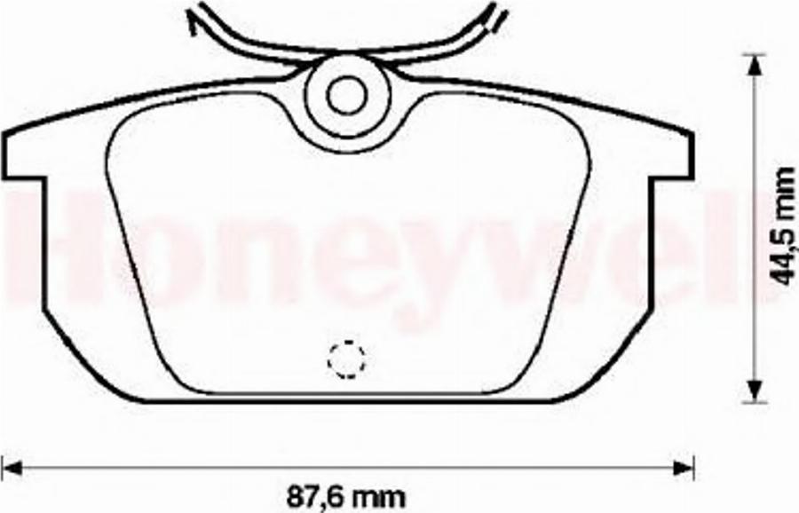 BENDIX 571409B - Kit de plaquettes de frein, frein à disque cwaw.fr