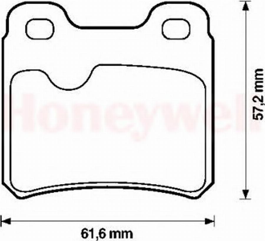 BENDIX 571407B - Kit de plaquettes de frein, frein à disque cwaw.fr