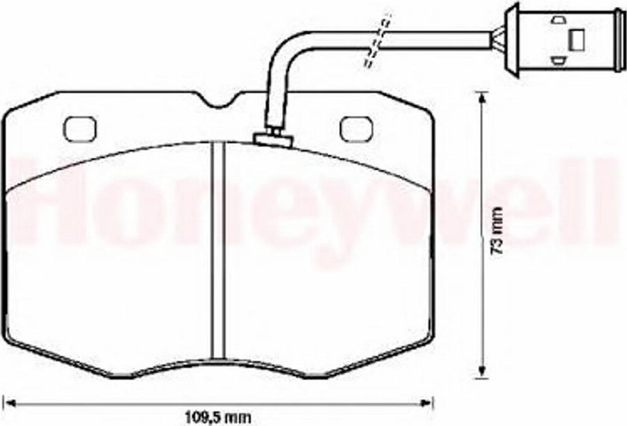 BENDIX 571416B - Kit de plaquettes de frein, frein à disque cwaw.fr